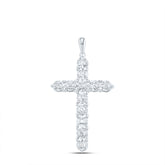 1/3CTW-DIA ANA M FASHION CROSS PENDANT